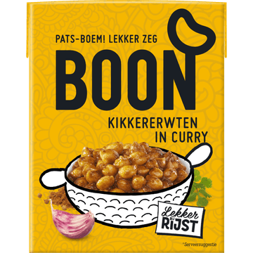 Boon Kikkererwten in Curry 380 g