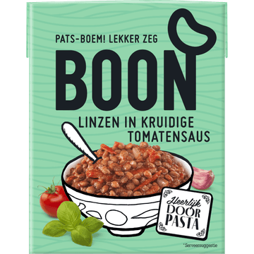 Boon Linzen in Kruidige Tomatensaus 380 g