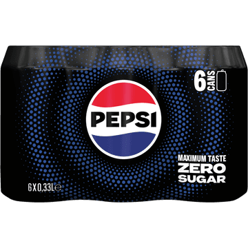 Pepsi Zero Sugar 6 x 330ML