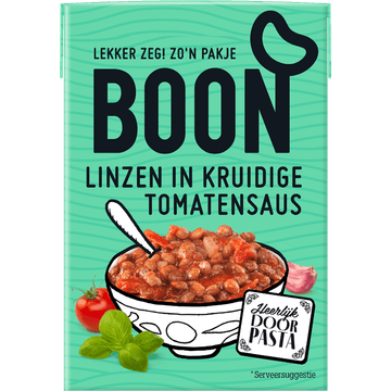 Boon Linzen in Kruidige Tomatensaus 190 g