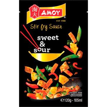 Amoy Sweet & Sour Stir Fry Sauce 120 g