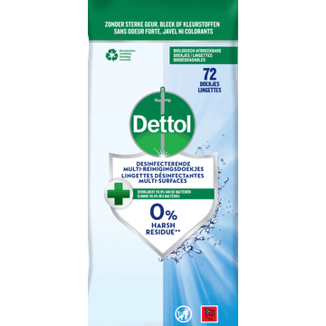 Dettol Hygiënische Doekjes Maxi Hygiene Pack 72 Stuks