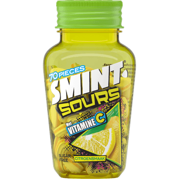 Smint Sours Sugar Free Citroensmaak 70 Stuks