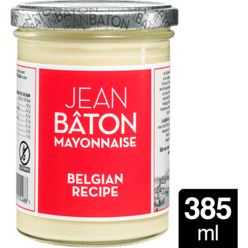 Jean Bâton Mayonaise Belgisch Recept 385 ml
