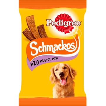 Pedigree Schmackos Vleesstrips - Multi Mix - Hondensnacks - 20 Stuks