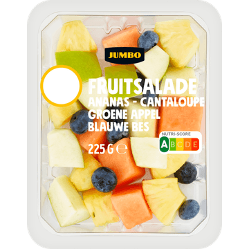 Jumbo Fruitsalade Ananas - Cantaloupe - Groene Appel - Blauwe Bes 225 g