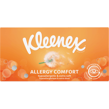 Kleenex Allergy Comfort Zakdoeken 3-Laags 56 Stuks