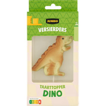 Jumbo Versierders Taarttopper Dino 60 g
