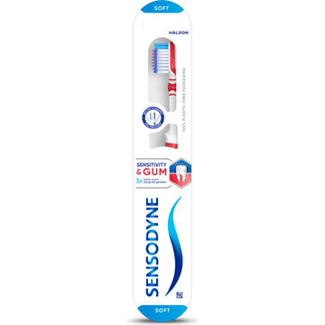 Sensodyne gevoeligheid & tandvlees tandenborstel voor gevoelige tanden 1 stuk