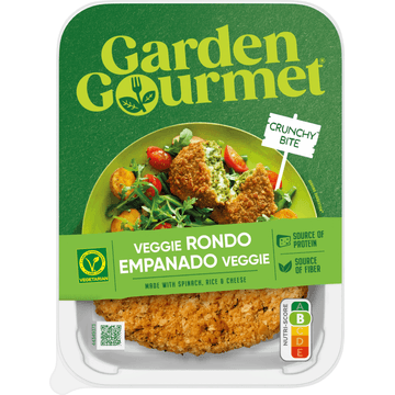 Garden Gourmet Vleesvervanger Spinazie Kaas Rondo 180g