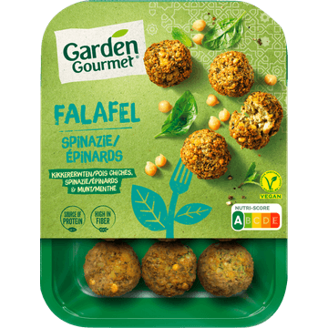 Garden Gourmet Falafel Balletjes Spinazie 190g