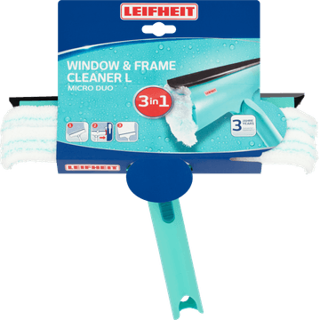 Leifheit Raam en Kozijn Wisser Compleet L Micro Duo 3 in 1