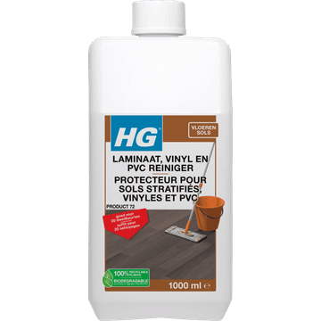 HG laminaat, vinyl en PVC reiniger 1L