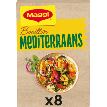 Maggi Bouillon Mediterraans met Basilicum & Olijfolie 8 Stuks 80 g