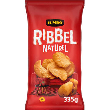 Jumbo Ribbel Naturel Big Pack 335 g