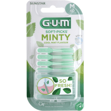 GUM Soft-Picks Mint Medium 40 Stuks