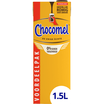 Chocomel 0% Suiker Toegevoegd Voordeelpak 1,5 L