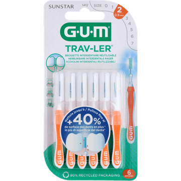 GUM Trav-Ler ISO 2 0.9 mm 1 Stuk