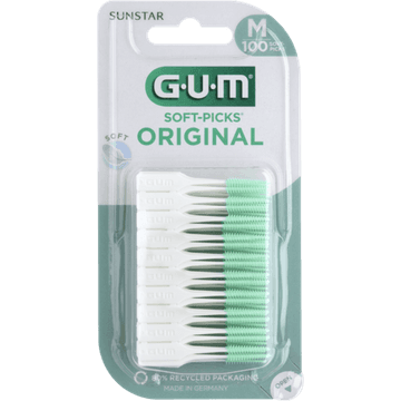 GUM Soft-Picks Original Regular / Medium 100 Stuks