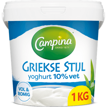 Campina Griekse Stijl Yoghurt 10% Vet 1 kg