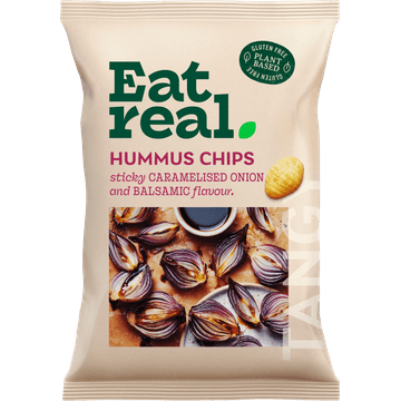Eat Real Hummus Caramelised Onion & Balsamic Vinegar 110 g