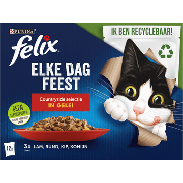 Felix Elke Dag Feest Countryside kattenvoer 12 x 85g
