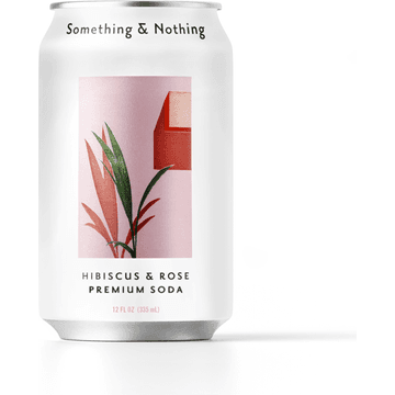 Something & Nothing Hibiscus & Rose Seltzer Drank 330 ml