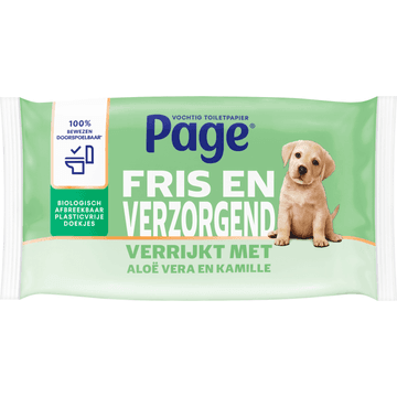 Page Vochtig Toiletpapier Aloë Vera