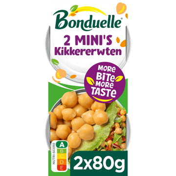 Bonduelle Kikkererwten Mini Packs 2 x 80 g