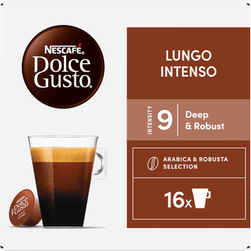 NESCAFÉ Dolce Gusto, Koffiecapsules Lungo Intenso, 16 cups, 144 gr