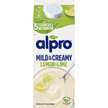 Alpro Mild & Creamy Citroen-Limoen Variatie Op Yoghurt 750g