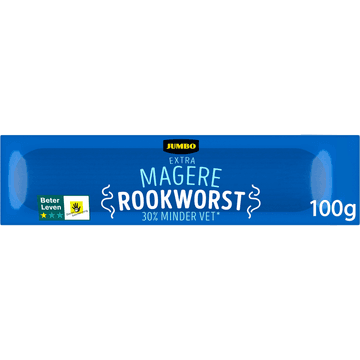 Jumbo Extra Magere Rookworst 100 g