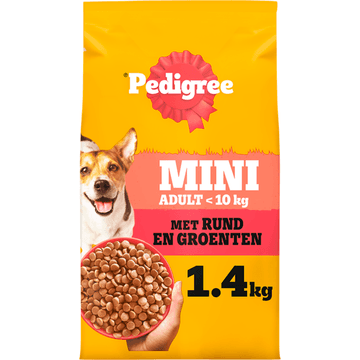 Pedigree Adult - Hondenbrokken - Rund en Groenten Hondenvoer - 1.4kg