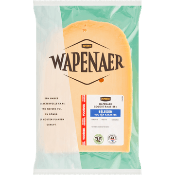 Wapenaer Goudse Kaas 48+ Belegen Plakken Voordeelverpakking ca. 350 g
