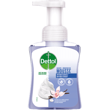 Dettol Zachte Mousse Vanille & Orchidee 250 ml