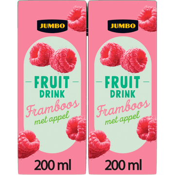 Jumbo Fruitdrink Framboos met Appel 10 x 200ML
