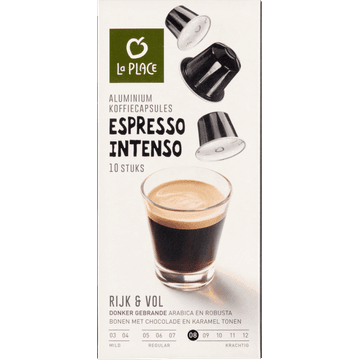 La Place Koffiecups Espresso Intenso 10 Stuks
