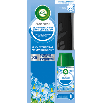 Air Wick Freshmatic Automatische Spray Luchtverfrisser - Pure Fresh Lentedauw - Starterkit - 250ml