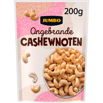 Jumbo Ongebrande Cashewnoten 200 g