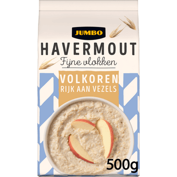 Jumbo Havermout Fijne Vlokken Volkoren 500 g