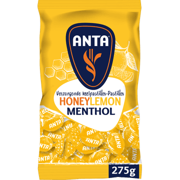 Anta Verzorgende Keelpastilles Honey Lemon Menthol 275 g