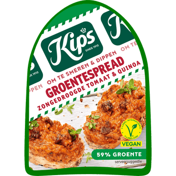 Kips Groentespread Zongedroogde Tomaat 125g