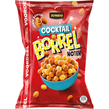 Jumbo Cocktail Borrelnoten Voordeelverpakking 500 g