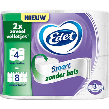 Edet Smart Toiletpapier 4 Rollen