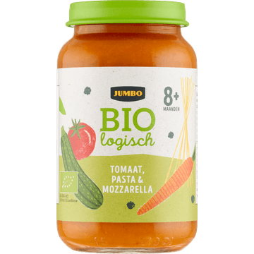 Jumbo Biologisch Babyvoeding Tomaat, Pasta & Mozzarella 8+ Maanden 220 g