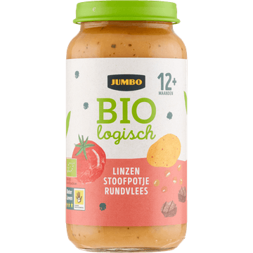 Jumbo Biologisch Babyvoeding Linzen Stoofpotje Rundvlees 12+ Maanden 250 g