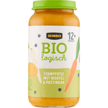 Jumbo Biologisch Babyvoeding Stamppotje met Wortel & Pastinaak 12+ Maanden 250 g