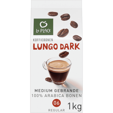 La Place Koffiebonen Lungo Dark 1KG