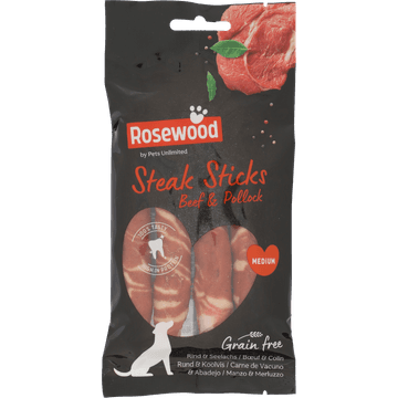 Rosewood Steak Sticks Medium Beef 90g