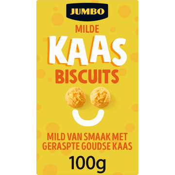 Jumbo Milde Kaas Biscuits 100 g